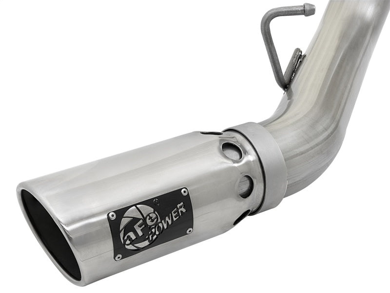 aFe ATLAS 4in DPF-Back Alum Steel Exhaust System w/Dual Exit Polished Tip 2017 GM Duramax 6.6L (td) aFe ATLAS 4in DPF-Back Alum Steel Exhaust System w/Dual Exit Polished Tip 2017 GM Duramax 6.6L (td)