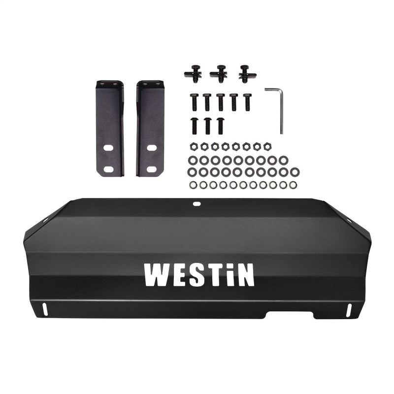 Westin 2016-2018 Toyota Tacoma Outlaw Bumper Skid Plate - Textured Black Westin 2016-2018 Toyota Tacoma Outlaw Bumper Skid Plate - Textured Black