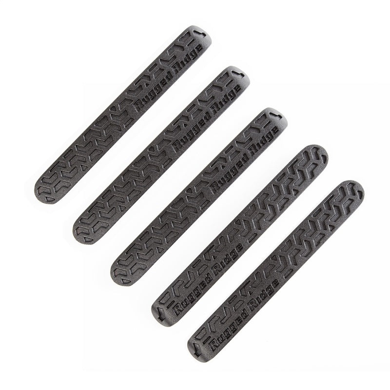 Rugged Ridge Elite Dr Hndle Inserts Black Tread 4Dr 07-18 Jeep Wrangler JK Rugged Ridge Elite Dr Hndle Inserts Black Tread 4Dr 07-18 Jeep Wrangler JK