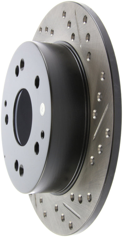 StopTech 02-06 Acura RSX Incl. Type S / 97-01 Integra Type R Slotted & Drilled Left Rear Rotor StopTech 02-06 Acura RSX Incl. Type S / 97-01 Integra Type R Slotted & Drilled Left Rear Rotor