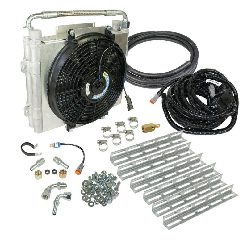 BD Diesel Xtrude Double Stacked Transmission Cooler Kit - Universial 5/8in Tubing BD Diesel Xtrude Double Stacked Transmission Cooler Kit - Universial 5/8in Tubing
