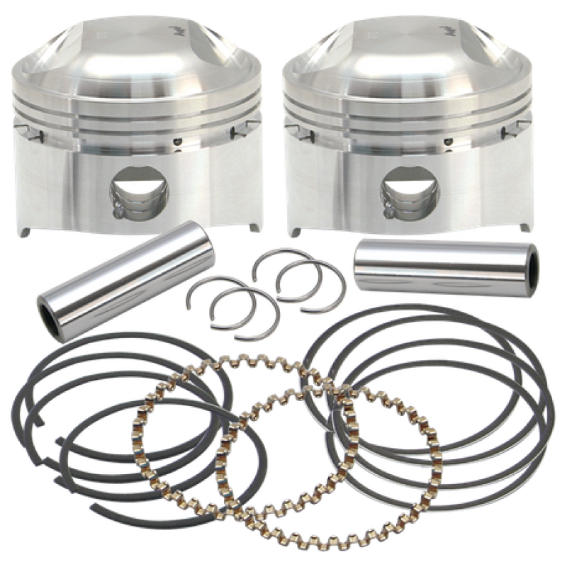 S&S Cycle 79-84 BT 3-1/2in +.010in 80in LC Forged Pistons S&S Cycle 79-84 BT 3-1/2in +.010in 80in LC Forged Pistons