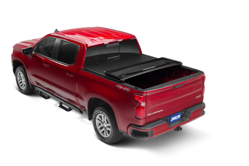 Tonno Pro 2019 GMC Sierra 1500 Fleets 8ft Bed Tonno Fold Tri-Fold Tonneau Cover Tonno Pro 2019 GMC Sierra 1500 Fleets 8ft Bed Tonno Fold Tri-Fold Tonneau Cover