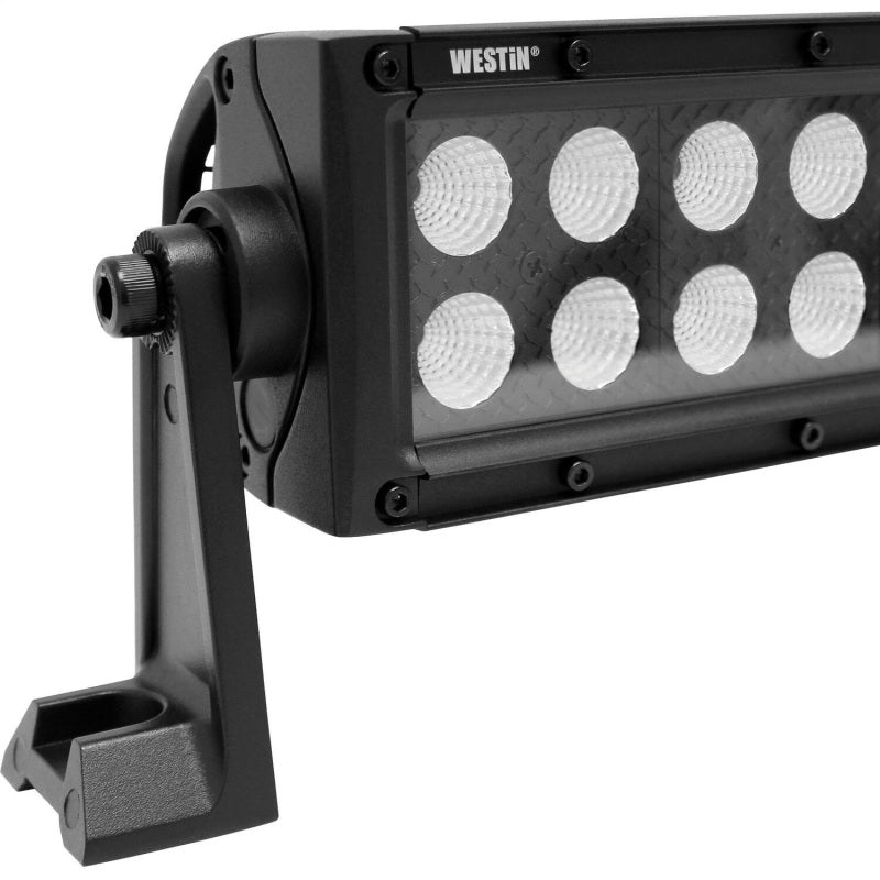 Westin B-FORCE LED Light Bar Double Row 4 inch Flood w/3W Cree - Black Westin B-FORCE LED Light Bar Double Row 4 inch Flood w/3W Cree - Black
