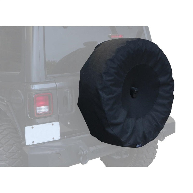 Rampage 2018-2019 Jeep Wrangler(JL) Sport 2-Door Tire Cover w/Cam Slot 33in -35in - Black Rampage 2018-2019 Jeep Wrangler(JL) Sport 2-Door Tire Cover w/Cam Slot 33in -35in - Black