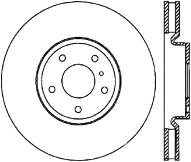 StopTech Power Slot 03-07 350z/ 03-04 G35 w/ Brembo SportStop CRYO Slotted Front Right Rotor StopTech Power Slot 03-07 350z/ 03-04 G35 w/ Brembo SportStop CRYO Slotted Front Right Rotor