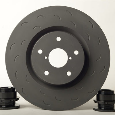 Hawk Talon 03-07 Infiniti G35 / 03-09 Nissan 350Z Slotted-Only Vented 12.68 in Rear Brake Rotor Set