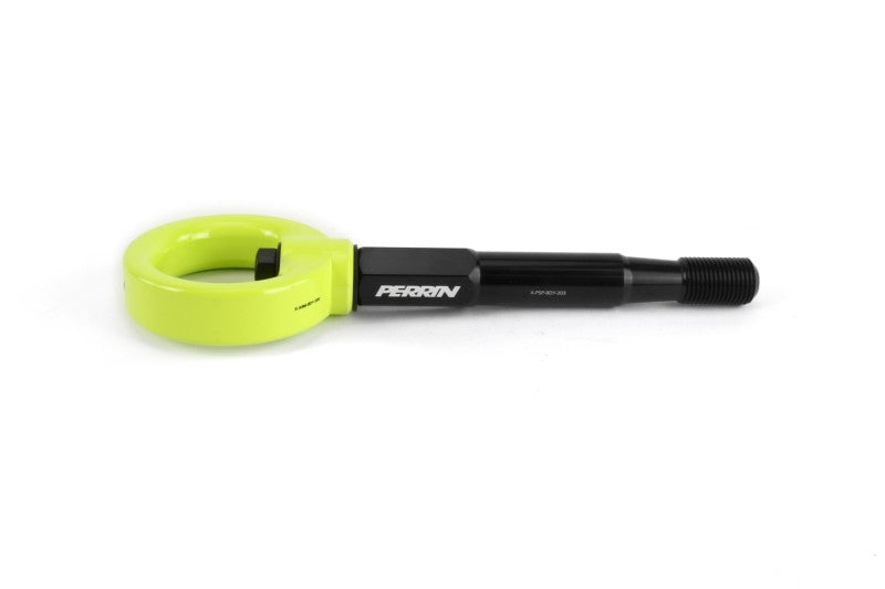 Perrin 15-17 Subaru WRX/STI Tow Hook Kit (Front) - Neon Yellow Perrin 15-17 Subaru WRX/STI Tow Hook Kit (Front) - Neon Yellow