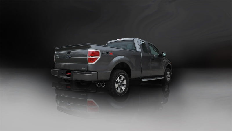 Corsa 2011-2014 Ford F-150 5.0L V8 Polished Sport Cat-Back Exhaust Corsa 2011-2014 Ford F-150 5.0L V8 Polished Sport Cat-Back Exhaust