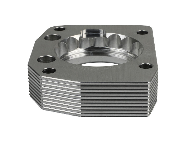 aFe 00-03 Honda S2000 L4 2.0L Silver Bullet Throttle Body Spacer - Silver aFe 00-03 Honda S2000 L4 2.0L Silver Bullet Throttle Body Spacer - Silver