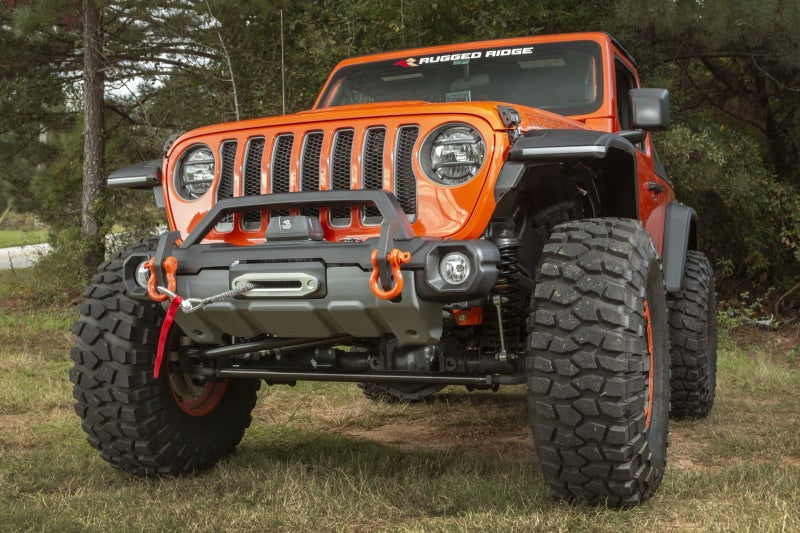Rugged Ridge 18-21 Jeep Wrangler/Gladiator (JL/JT) Venator Modular Bumper - Black Rugged Ridge 18-21 Jeep Wrangler/Gladiator (JL/JT) Venator Modular Bumper - Black