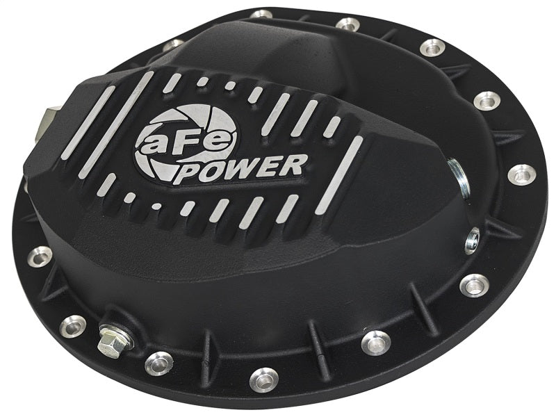aFe Power Pro Series Rear Differential Cover Black w/Machined Fins 16-17 Nissan Titan XD(AAM 9.5-14) aFe Power Pro Series Rear Differential Cover Black w/Machined Fins 16-17 Nissan Titan XD(AAM 9.5-14)