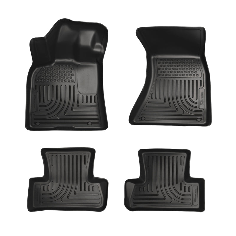 Husky Liners 11-12 Dodge Charger/Chrysler 300 WeatherBeater Combo Black Floor Liners Husky Liners 11-12 Dodge Charger/Chrysler 300 WeatherBeater Combo Black Floor Liners