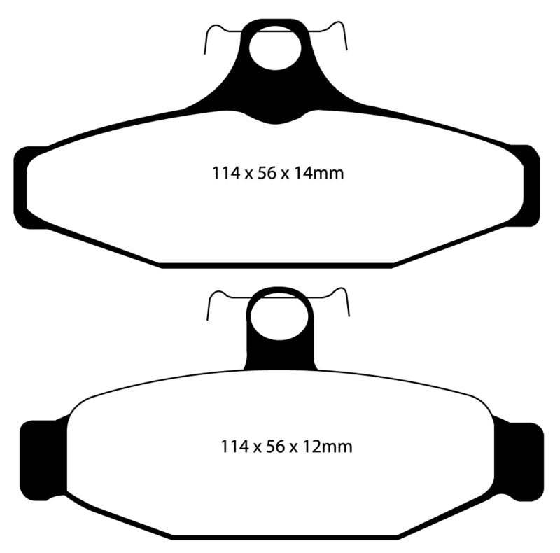 EBC 90-00 Aston Martin Vantage 5.3 (Twin Supercharged)(AP) Bluestuff Rear Brake Pads EBC 90-00 Aston Martin Vantage 5.3 (Twin Supercharged)(AP) Bluestuff Rear Brake Pads