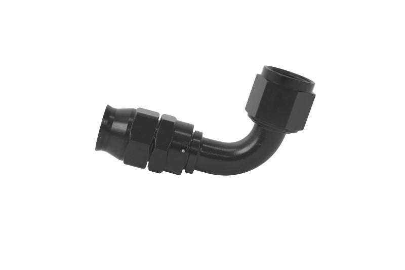 Aeromotive PTFE Hose End - AN-10 - 90 Deg - Black Anodized Aeromotive PTFE Hose End - AN-10 - 90 Deg - Black Anodized