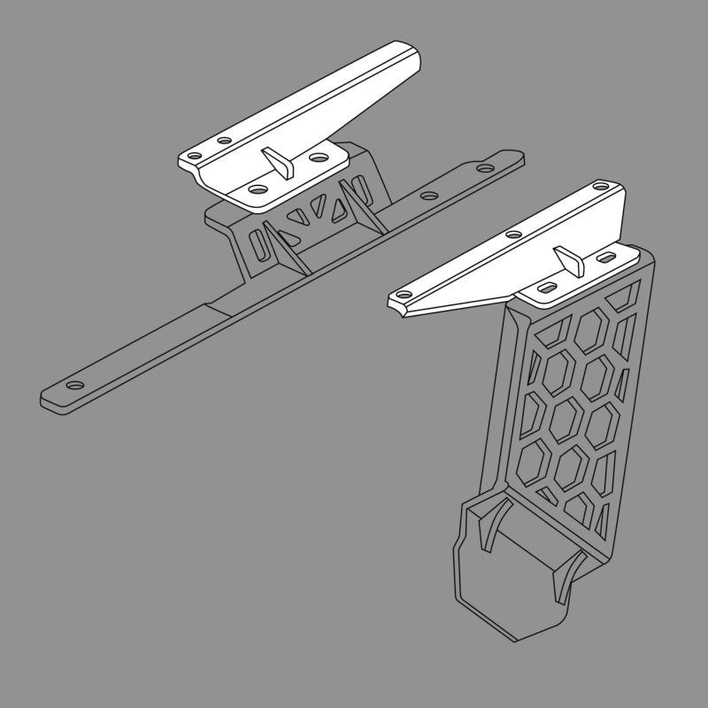 Go Rhino 19-22 Jeep Wrangler JLU SRM Roll Bar Mount Kit - Tex. Blk Go Rhino 19-22 Jeep Wrangler JLU SRM Roll Bar Mount Kit - Tex. Blk