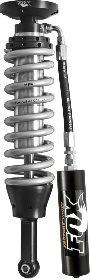 Fox 2009 F-150 2.5 Factory Series 5.45in. Remote Reservoir Coilover Shock Set - Black/Zinc Fox 2009 F-150 2.5 Factory Series 5.45in. Remote Reservoir Coilover Shock Set - Black/Zinc