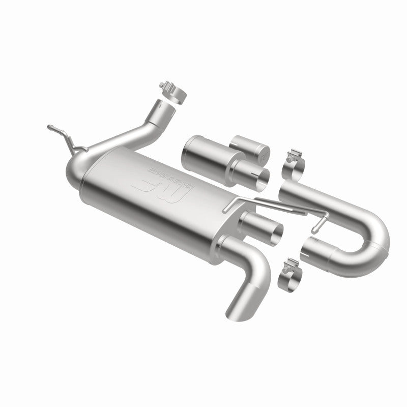 MagnaFlow 07-18 Jeep Wrangler JK Overland Series Axle-Back Exhaust System MagnaFlow 07-18 Jeep Wrangler JK Overland Series Axle-Back Exhaust System
