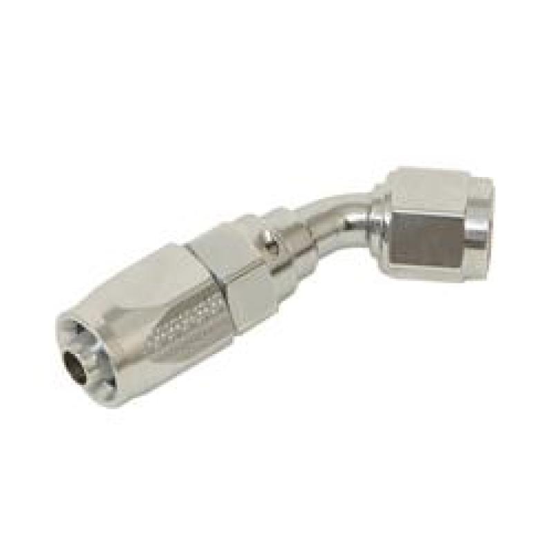 Fragola -12AN x 45 Degree Pro-Flow Hose End Chrome Fragola -12AN x 45 Degree Pro-Flow Hose End Chrome