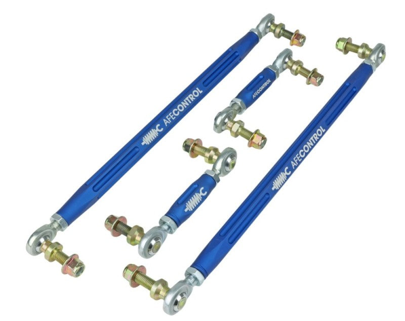 aFe Control 20-21 Toyota Supra 3.0L Adjustable End Links Kit - Front & Rear aFe Control 20-21 Toyota Supra 3.0L Adjustable End Links Kit - Front & Rear