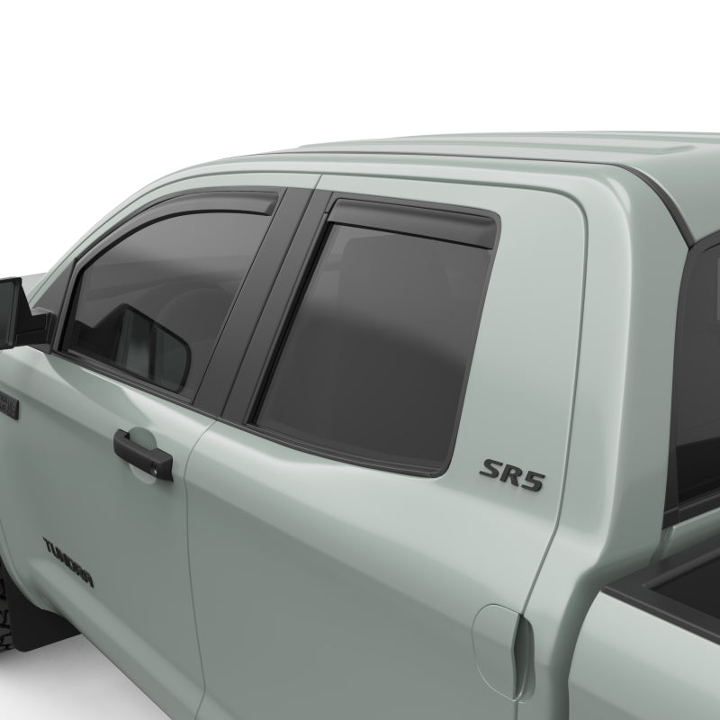EGR 07-12 Toyota Tundra Dbl Cab In-Channel Window Visors - Set of 4 - Matte EGR 07-12 Toyota Tundra Dbl Cab In-Channel Window Visors - Set of 4 - Matte