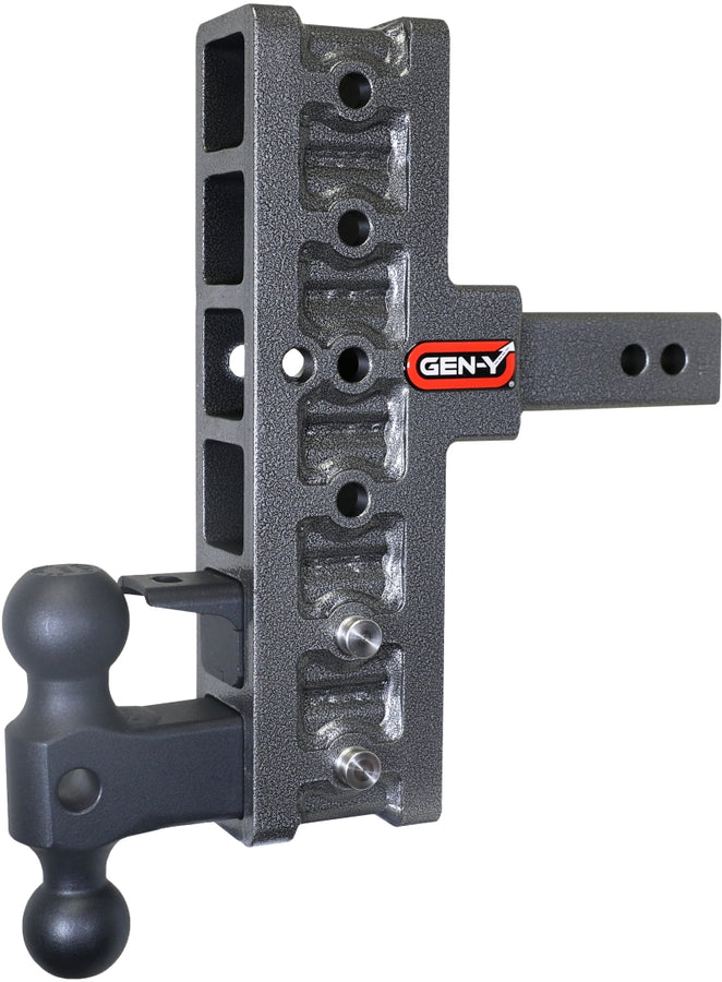 Gen-Y Mega Duty 2in Shank 7.5in Offset Drop 10K Hitch w/GH-031 Dual-Ball/GH-032 Pintle Lock Gen-Y Mega Duty 2in Shank 7.5in Offset Drop 10K Hitch w/GH-031 Dual-Ball/GH-032 Pintle Lock