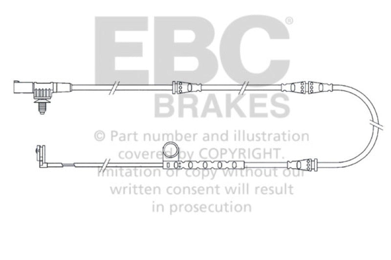 EBC 2005-2006 Land Rover Range Rover Sport 4.2L Supercharged Front Wear Leads EBC 2005-2006 Land Rover Range Rover Sport 4.2L Supercharged Front Wear Leads