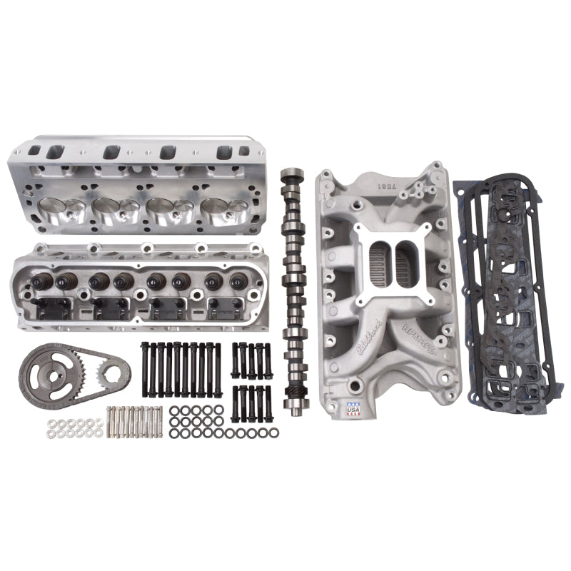Edelbrock Top End Kit for S/B Ford 351W - 460+ HP w/ RPM Xtreme Heads and Roller Camshaft Edelbrock Top End Kit for S/B Ford 351W - 460+ HP w/ RPM Xtreme Heads and Roller Camshaft