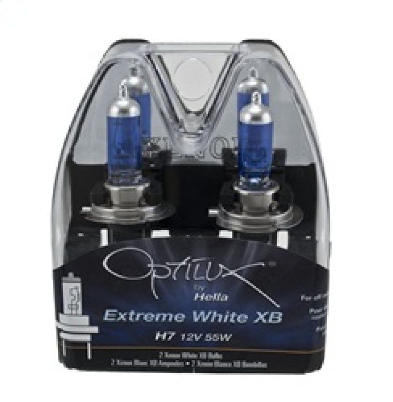 Hella Optilux 12V/55W H7 Extreme Blue Bulb (Pair) Hella Optilux 12V/55W H7 Extreme Blue Bulb (Pair)