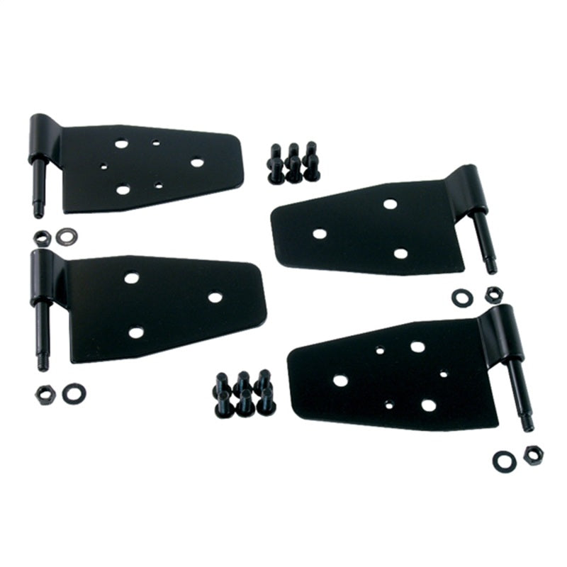 Rugged Ridge 87-06 Jeep Wrangler Black Door Hinge Kit Rugged Ridge 87-06 Jeep Wrangler Black Door Hinge Kit