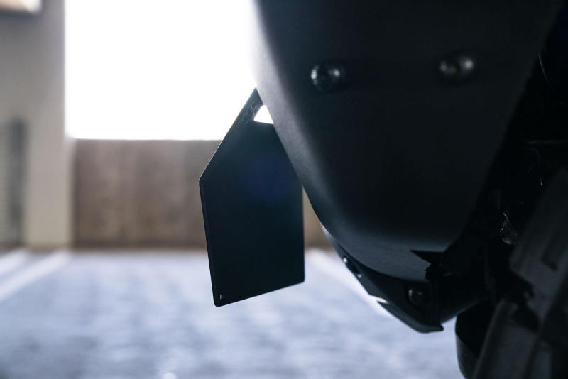 DV8 Offroad 21-22 Ford Bronco Factory Front Bumper License Relocation Bracket - Side DV8 Offroad 21-22 Ford Bronco Factory Front Bumper License Relocation Bracket - Side