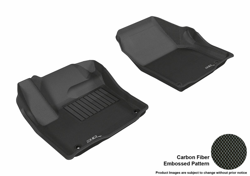 3D MAXpider 2012-2020 Land Rover Range Rover Evoque Kagu 1st Row Floormat - Black 3D MAXpider 2012-2020 Land Rover Range Rover Evoque Kagu 1st Row Floormat - Black