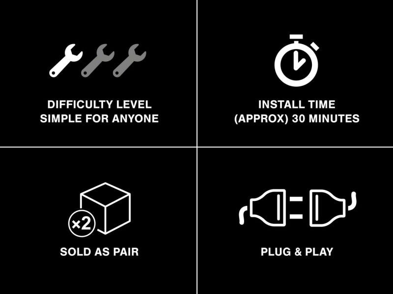 Raxiom 07-18 Jeep Wrangler JK LED Side Marker Lights- Smoked Raxiom 07-18 Jeep Wrangler JK LED Side Marker Lights- Smoked