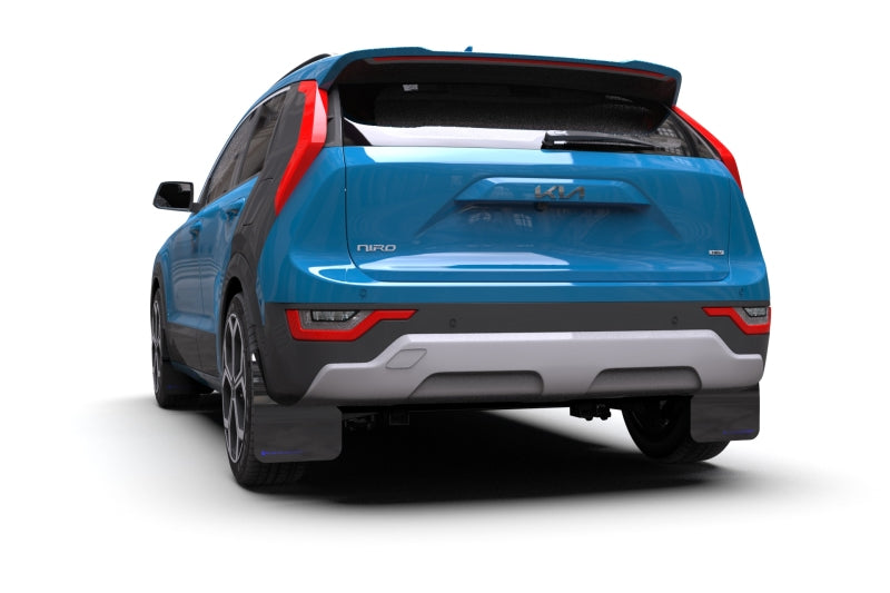 Rally Armor 23-25 Kia Niro SG2 Black UR Mud Flap Blue Logo Rally Armor 23-25 Kia Niro SG2 Black UR Mud Flap Blue Logo