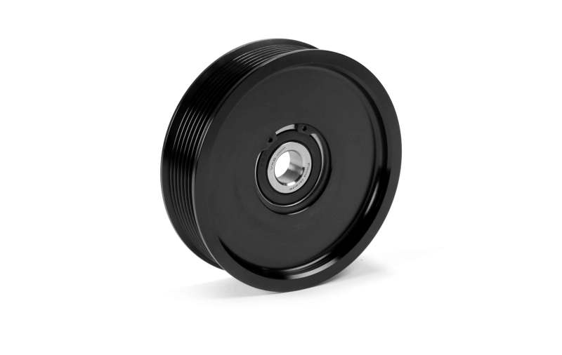 Fleece Performance 03-18 Dodge 2500/3500 Cummins Upper Fan Pulley Idler (Black Contrast) Fleece Performance 03-18 Dodge 2500/3500 Cummins Upper Fan Pulley Idler (Black Contrast)