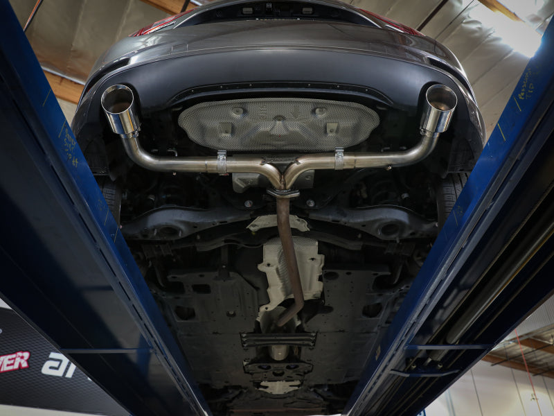 aFe Takeda 2-1/2in 304 SS Axle-Back Exhaust w/ Polished Tips 14-18 Mazda 3 L4 2.0L/2.5L aFe Takeda 2-1/2in 304 SS Axle-Back Exhaust w/ Polished Tips 14-18 Mazda 3 L4 2.0L/2.5L