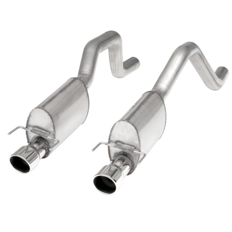 Stainless Works 2006-13 Corvette C6ZO6/ZR1 3in Axleback Chambered Mufflers Dual 4in Rolled Edge Tips Stainless Works 2006-13 Corvette C6ZO6/ZR1 3in Axleback Chambered Mufflers Dual 4in Rolled Edge Tips