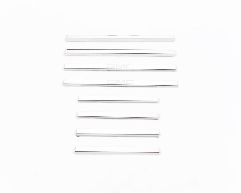 Putco 14-18 GMC Sierra LD - Crew Cab w/ GMC Etching (8pcs) SS Door Sills Putco 14-18 GMC Sierra LD - Crew Cab w/ GMC Etching (8pcs) SS Door Sills