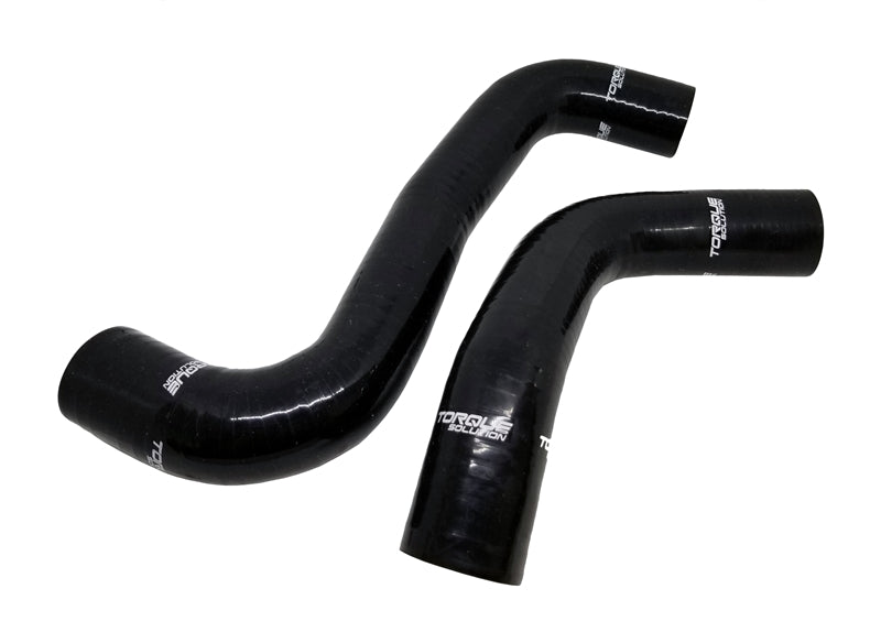 Torque Solution 08-14 Subaru WRX / 08-18 STI / 09-13 Forester XT Silicone Radiator Hose Kit - Black Torque Solution 08-14 Subaru WRX / 08-18 STI / 09-13 Forester XT Silicone Radiator Hose Kit - Black
