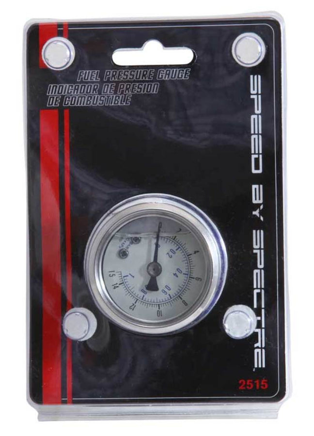 Spectre Fuel Pressure Gauge (Liquid Filled) 0-15psi Spectre Fuel Pressure Gauge (Liquid Filled) 0-15psi