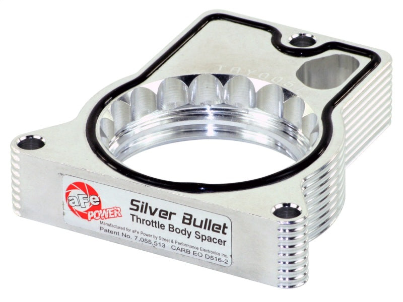 aFe Silver Bullet Throttle Body Spacers TBS GM C/K 1500/2500/3500 96-00 V8-5.0L 5.7L aFe Silver Bullet Throttle Body Spacers TBS GM C/K 1500/2500/3500 96-00 V8-5.0L 5.7L
