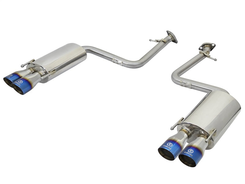aFe Takeda 16-17 Lexus RC 200T 2.0L (t) 2in. SS Axle-Back Exhaust System w/Polished Blue Tips aFe Takeda 16-17 Lexus RC 200T 2.0L (t) 2in. SS Axle-Back Exhaust System w/Polished Blue Tips