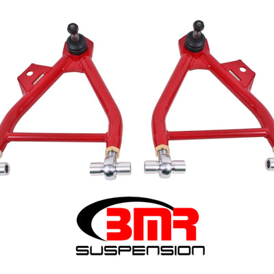 BMR 94-04 Mustang Lower A-Arms (Coilover Only) w/ Adj. Rod End and Tall Ball Joint - Red