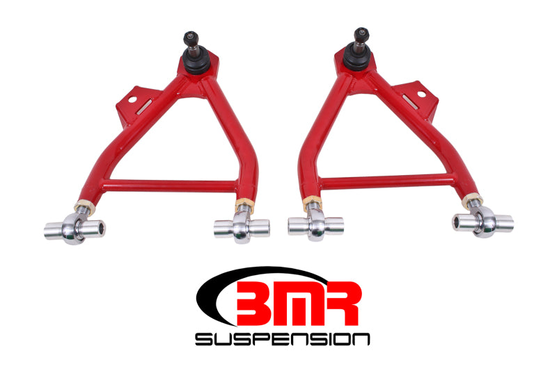 BMR 94-04 Mustang Lower A-Arms (Coilover Only) w/ Adj. Rod End and Tall Ball Joint - Red BMR 94-04 Mustang Lower A-Arms (Coilover Only) w/ Adj. Rod End and Tall Ball Joint - Red