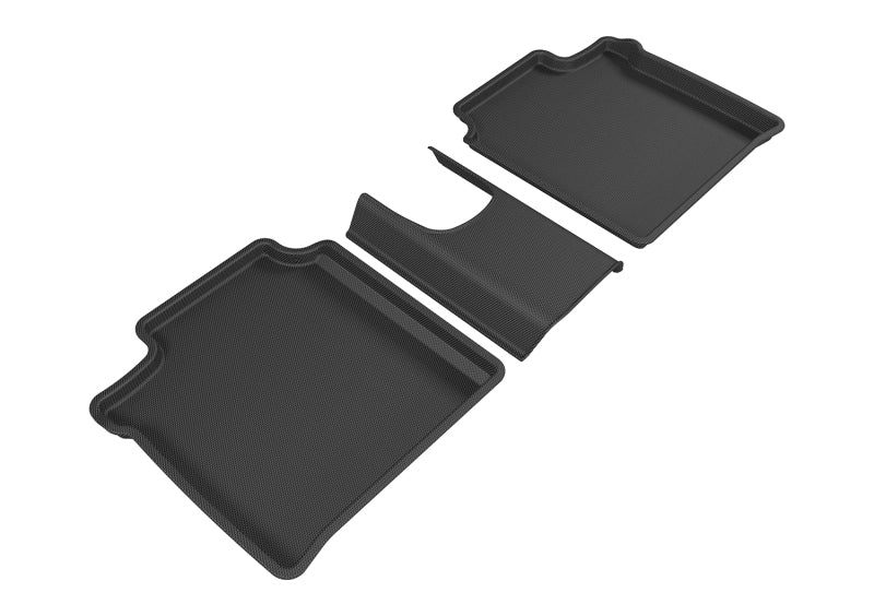 3D MAXpider 2014-2019 Nissan Versa Note Kagu 2nd Row Floormats - Black 3D MAXpider 2014-2019 Nissan Versa Note Kagu 2nd Row Floormats - Black