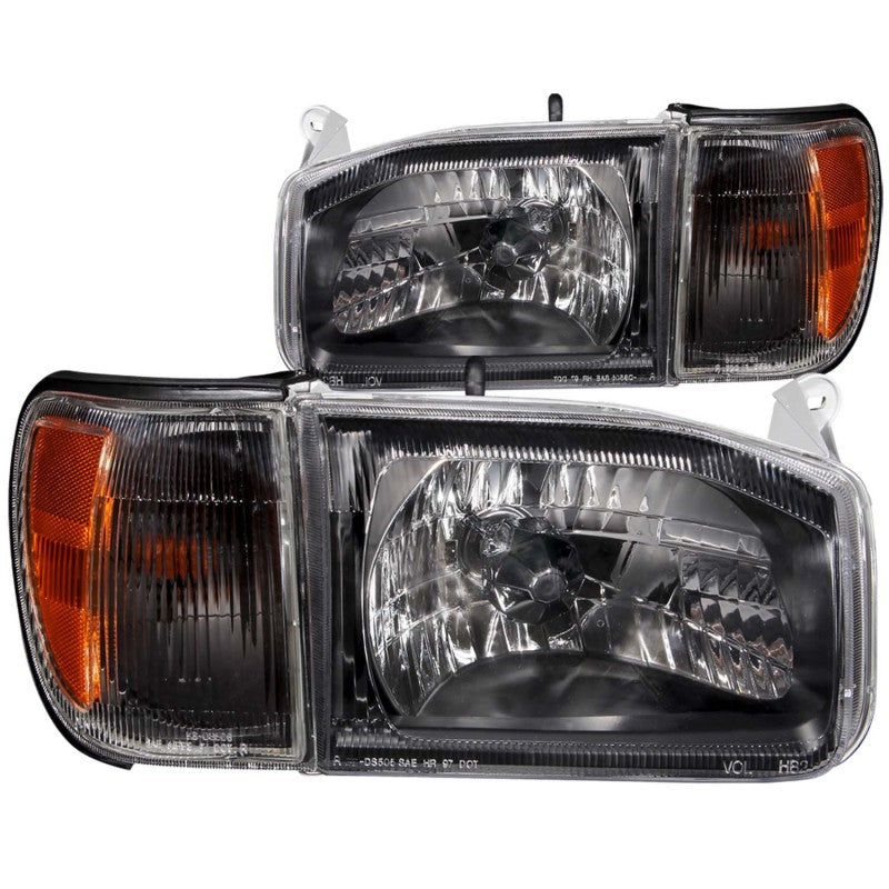ANZO 1999-2004 Nissan Pathfinder Crystal Headlights Black ANZO 1999-2004 Nissan Pathfinder Crystal Headlights Black