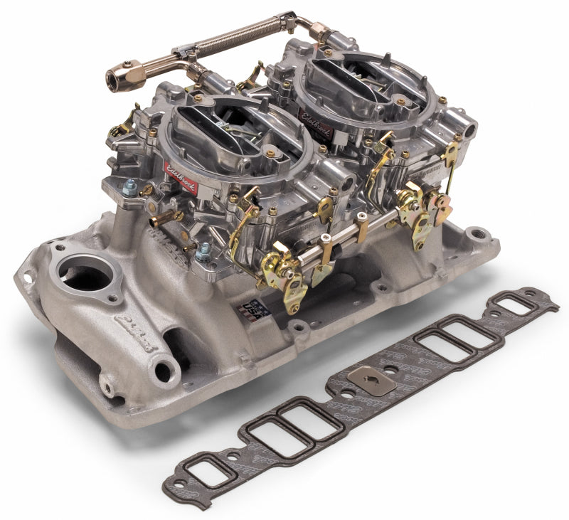 Edelbrock Dual Quad Kit Perf RPM Chevy 409 Inwin Lg Port Edelbrock Dual Quad Kit Perf RPM Chevy 409 Inwin Lg Port