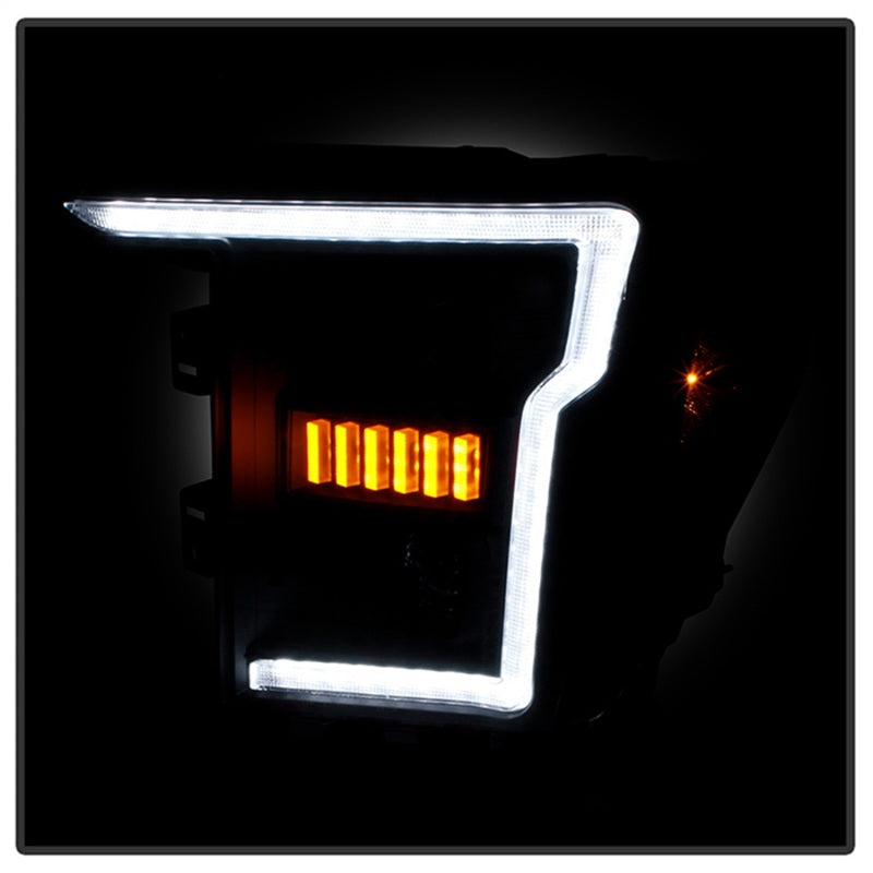 Spyder Signature 20-21 Ford F150(Halogen Model) Proj. Headlights - Black(PRO-YD-FF15021HALSI-SEQ-BK) Spyder Signature 20-21 Ford F150(Halogen Model) Proj. Headlights - Black(PRO-YD-FF15021HALSI-SEQ-BK)