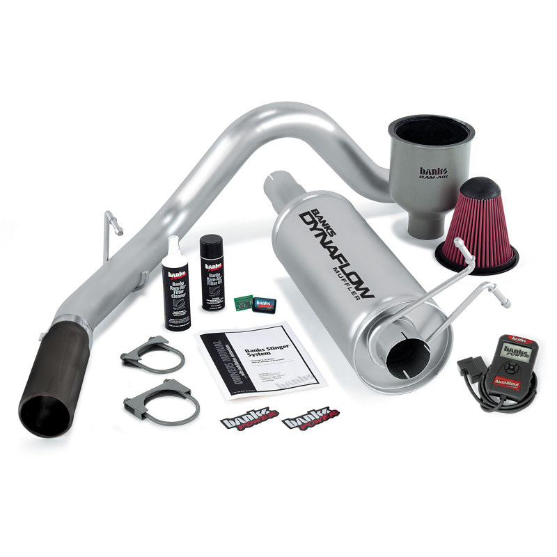 Banks Power 99-04 Ford 6.8L Excursion Stinger System w/ AutoMind - SS Single Exhaust w/ Black Tip Banks Power 99-04 Ford 6.8L Excursion Stinger System w/ AutoMind - SS Single Exhaust w/ Black Tip