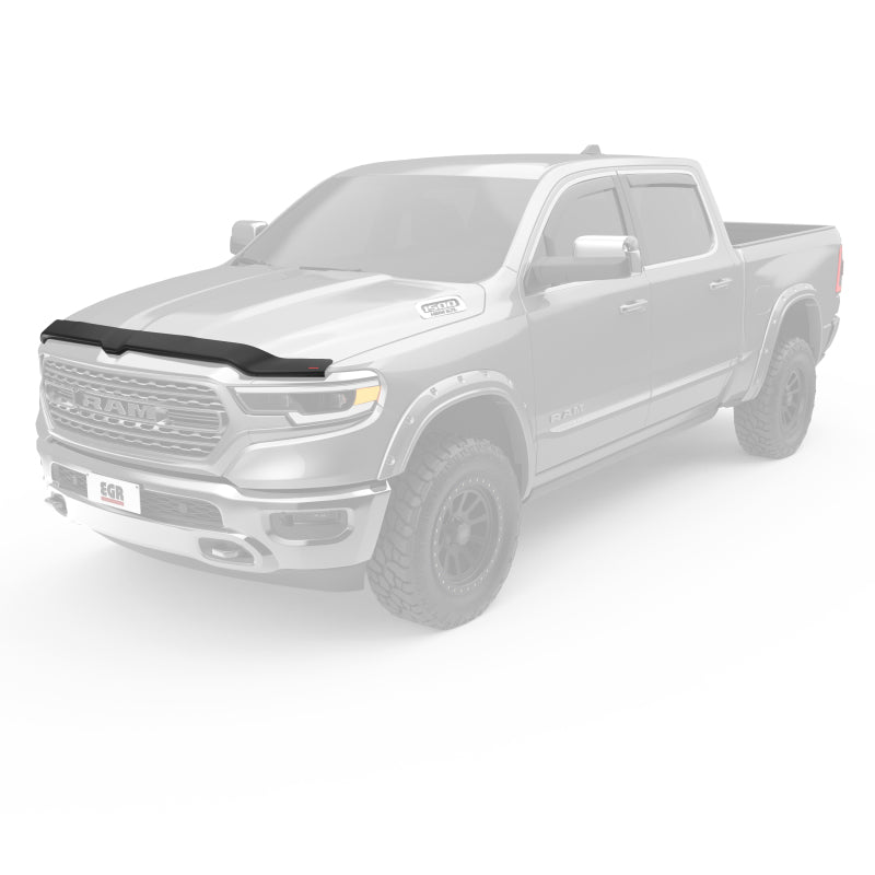 EGR 2019 Dodge Ram 1500 Superguard Hood Shield - Dark Smoke EGR 2019 Dodge Ram 1500 Superguard Hood Shield - Dark Smoke